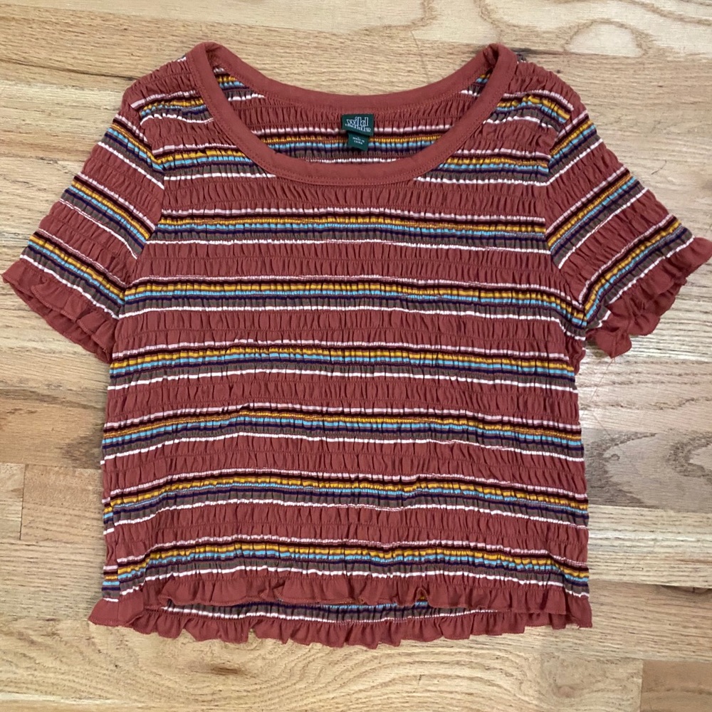 Striped Crop Top